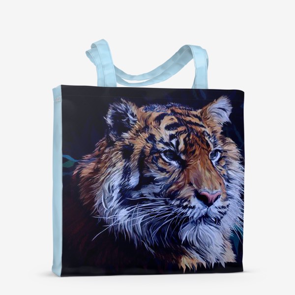 Сумка-шоппер «Амурский тигр. Спаси Амурского тигра. Дикая природа. Фонд помощи.»