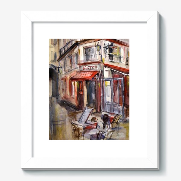 Картина «Кафе в Париже»