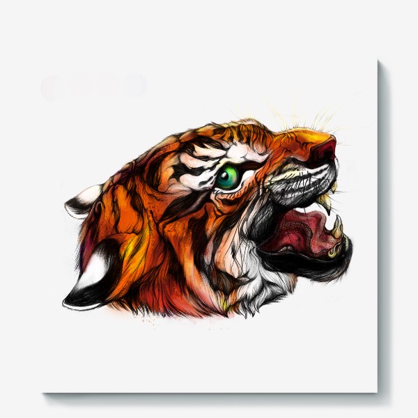 Холст «амурский тигр»