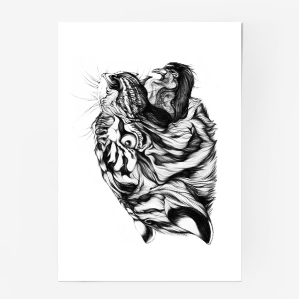 Постер «амурский тигр»