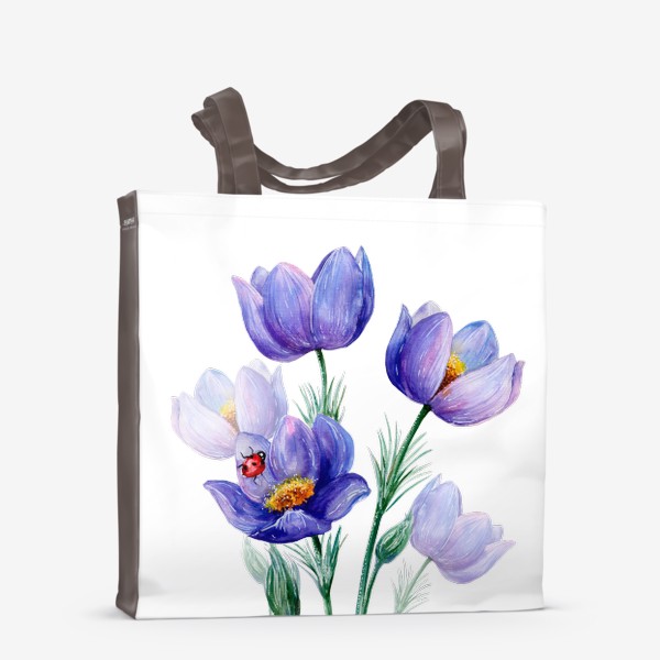 Сумка-шоппер «Весенние первоцветы»