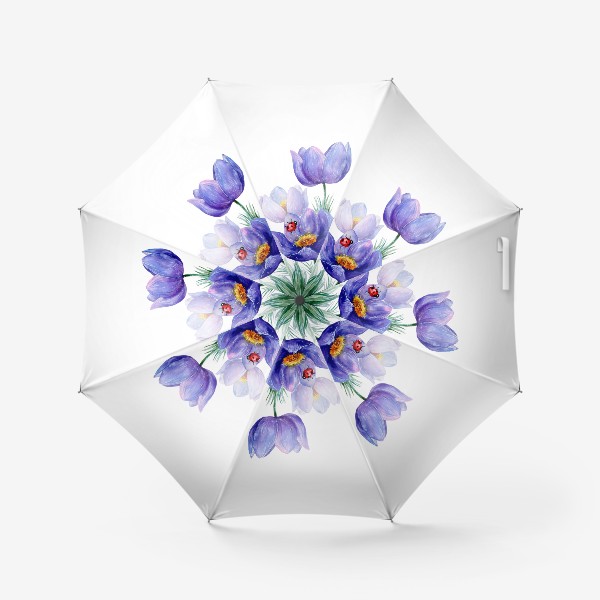 Зонт «Весенние первоцветы»
