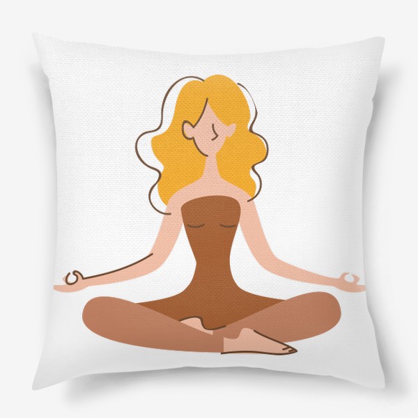 Подушка «йога поза лотоса»