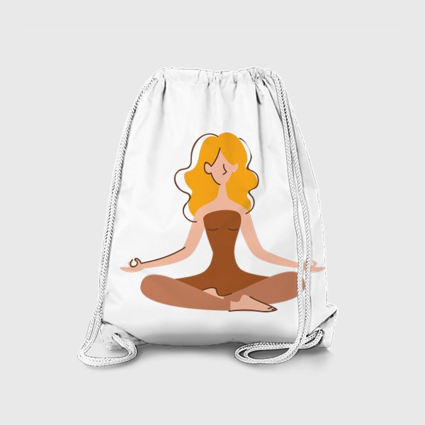Рюкзак «йога поза лотоса»