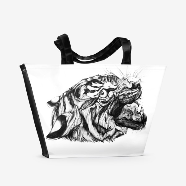 Пляжная сумка «амурский тигр»