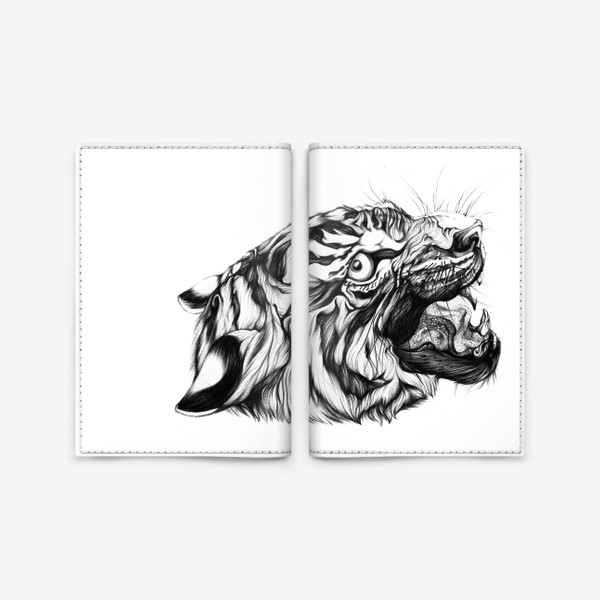 Обложка для паспорта «амурский тигр»