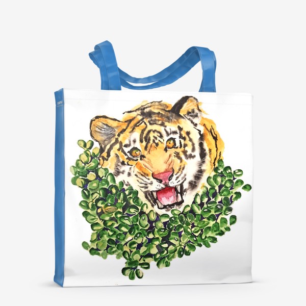 Сумка-шоппер «Тигр в траве»