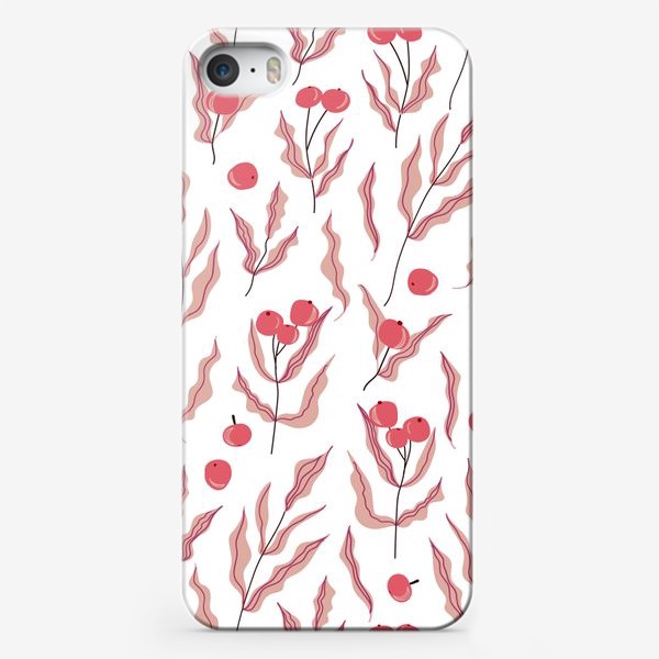 Чехол iPhone «веточки с ягодами»