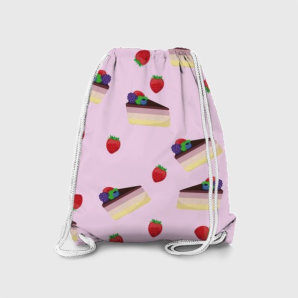 Рюкзак «Торт с ягодами»