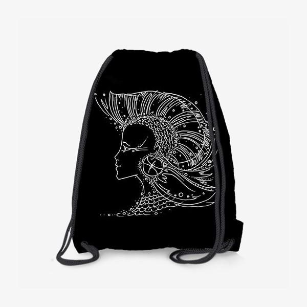 Рюкзак «Рыбы зодиак черный»