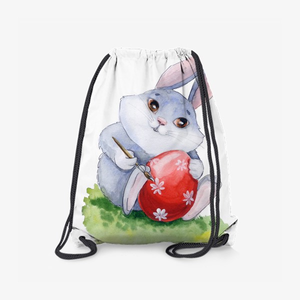 Рюкзак «Пасхальный зайчик с крашеным пасхальным яйцом»