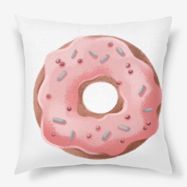 Подушка «розовый пончик»