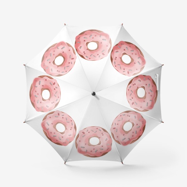 Зонт «розовый пончик»
