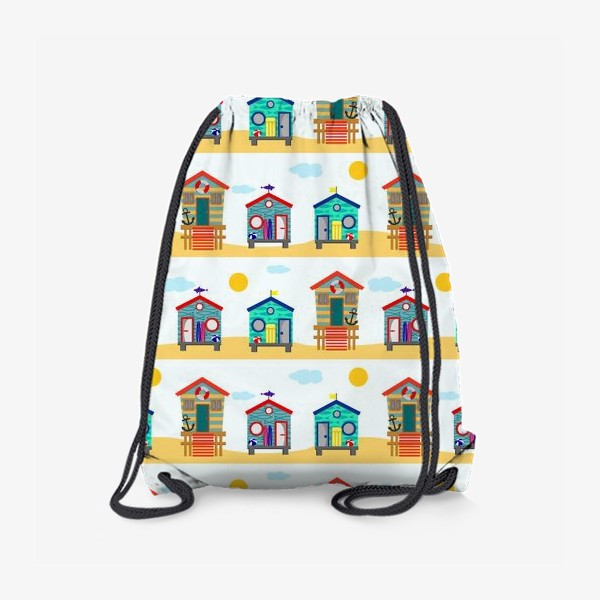 Рюкзак «Пляжные домики»