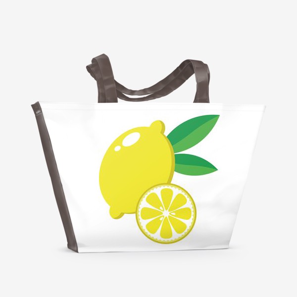 Пляжная сумка «Лимон»