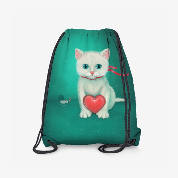 Рюкзак «Котенок с сердечком»