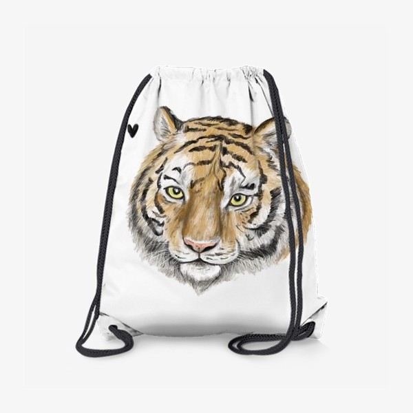 Рюкзак «Амурский тигр. Хищник. Дикая кошка. Серьезный принт.»