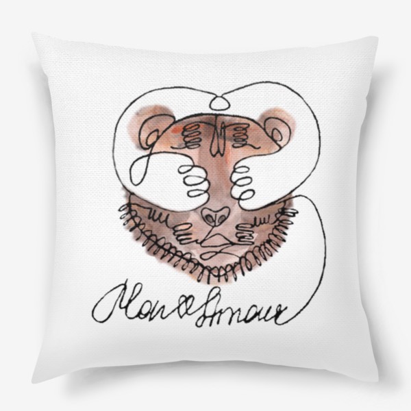 Подушка «Тигр Mon Amour»