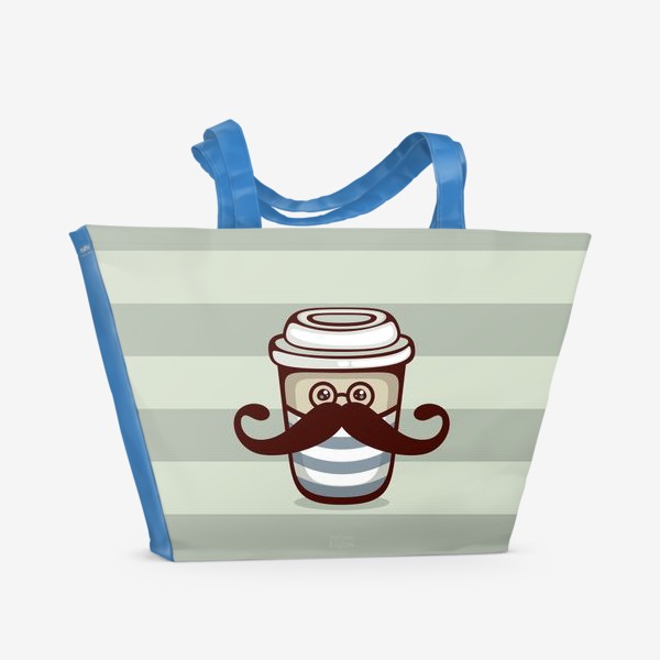 Пляжная сумка «Mr. Coffee»