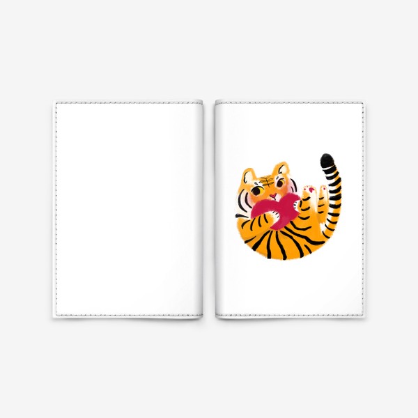 Обложка для паспорта «Сердце тигра»