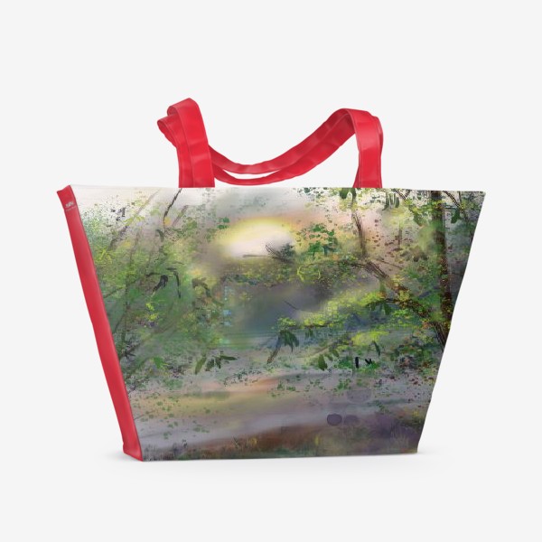 Пляжная сумка «Digital Пейзаж "Рассвет"»