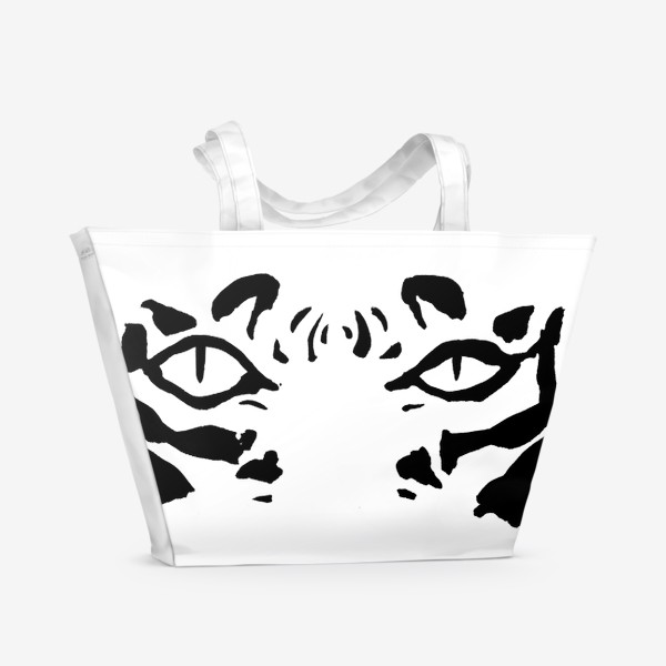 Пляжная сумка «Взгляд тигра»
