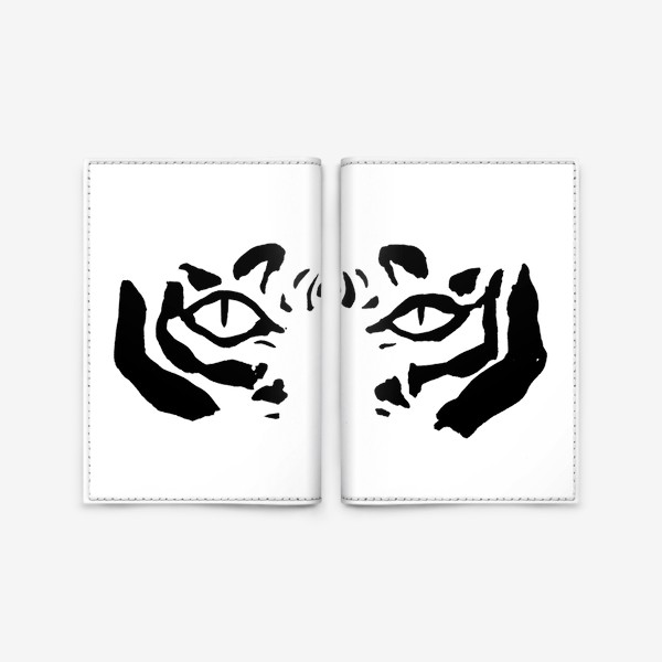 Обложка для паспорта «Взгляд тигра»