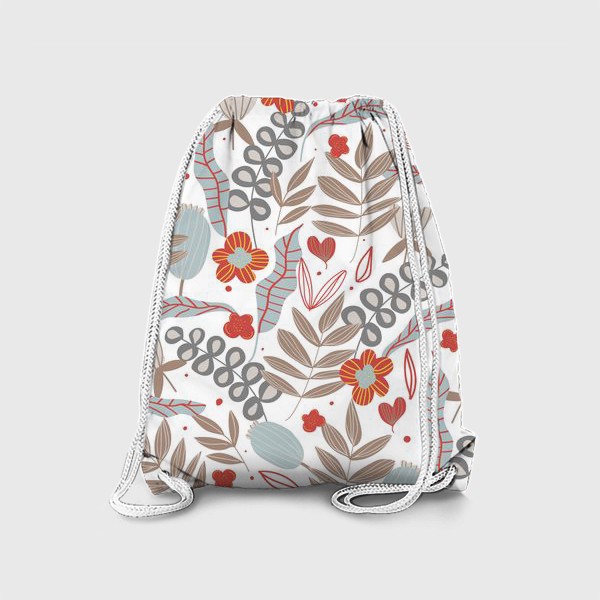 Рюкзак «тропические цветы»