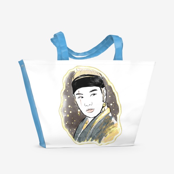 Пляжная сумка «K-POP. Agust D BTS»
