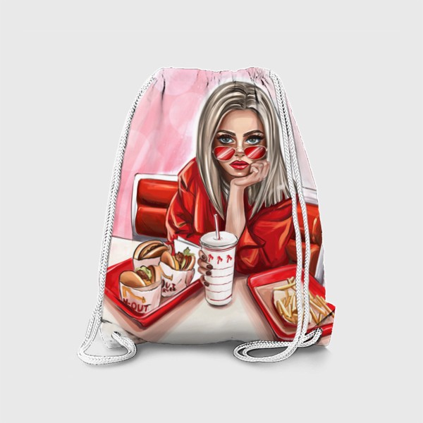 Рюкзак «Девушка в красном»