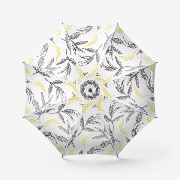 Зонт «Листья пиона»
