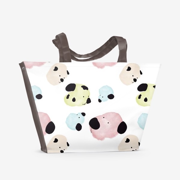 Пляжная сумка «Радужные Собаки »