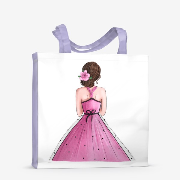 Сумка-шоппер «В розовом платье»