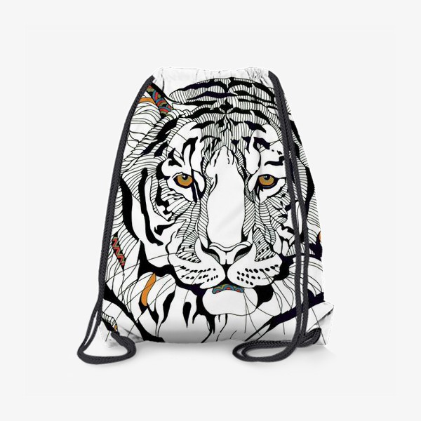 Рюкзак «Тигр и немного "этно"»
