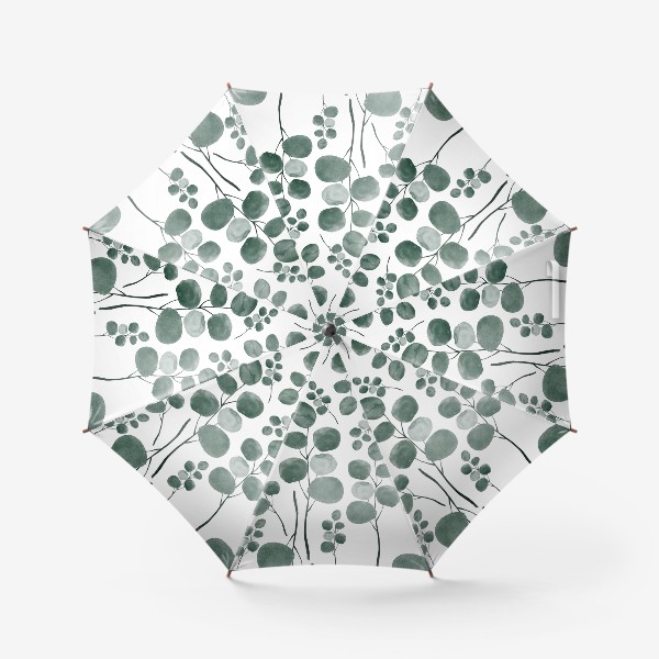 Зонт «Веточка с листиками. Стилизация»