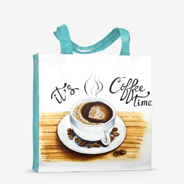 Сумка-шоппер «Время кофе»