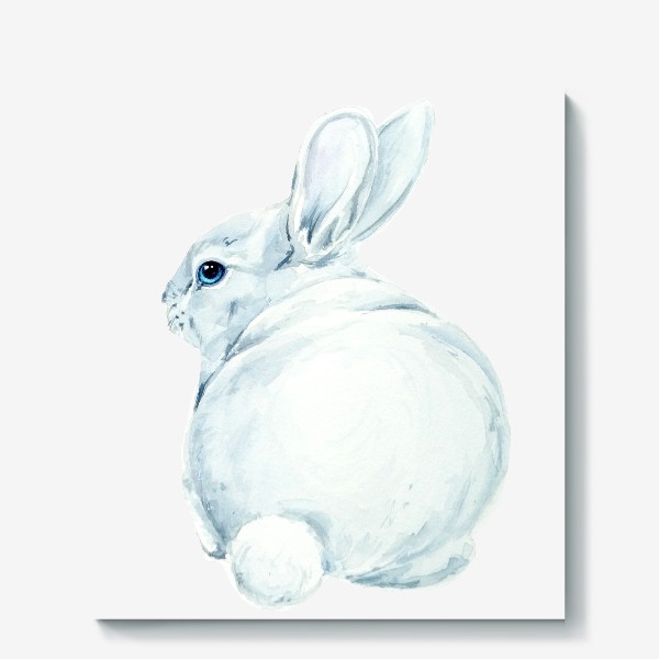 Холст «Кролик белый»
