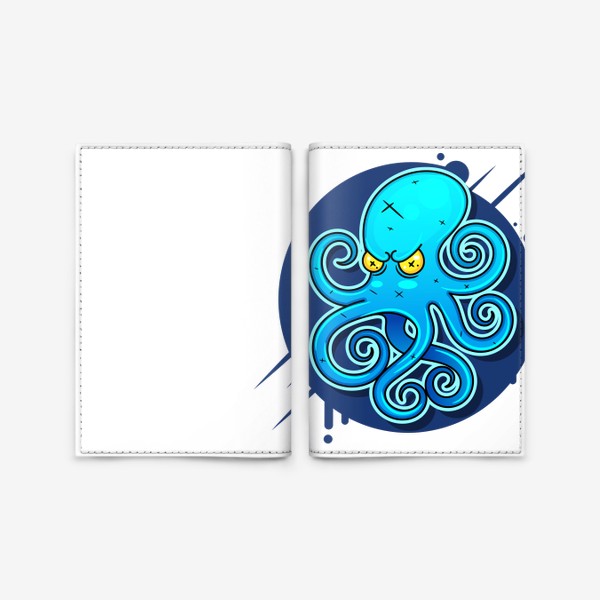 Обложка для паспорта «Octopus »