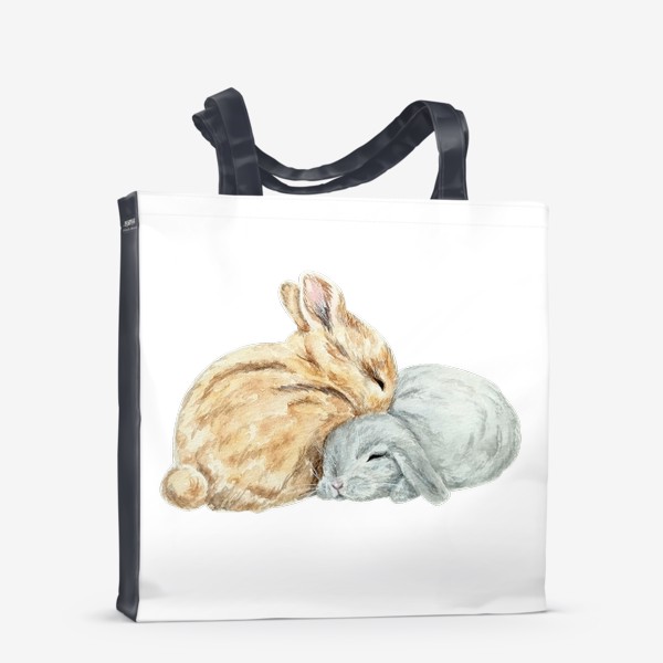 Сумка-шоппер «Спящие кролики»