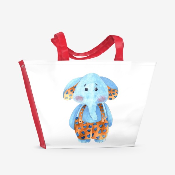 Пляжная сумка «Слоник мальчик»