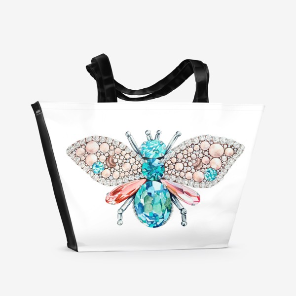 Пляжная сумка «Драгоценная бабочка»