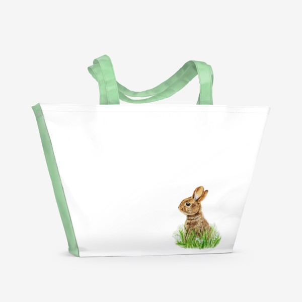 Пляжная сумка «Заяц. Серия лесные жители.»