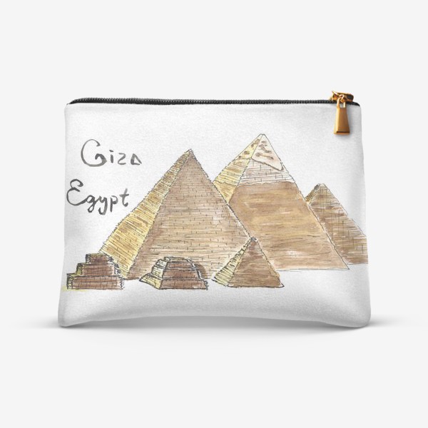 Косметичка «Sketch pyramids of Giza»