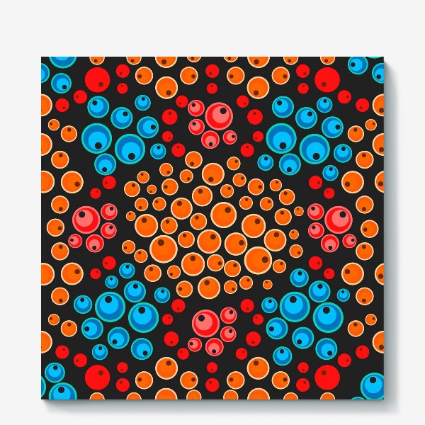 Холст «colorful berries seamless pattern»
