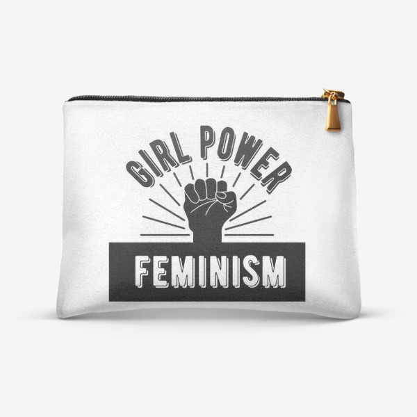 Косметичка «Феминизм.Девичья сила. Сила девушек. Girl power»