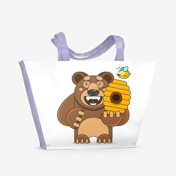 Пляжная сумка «медведь»