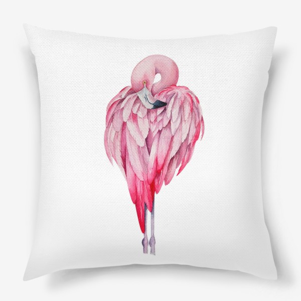 Подушка &laquo;Розовый фламинго&raquo;