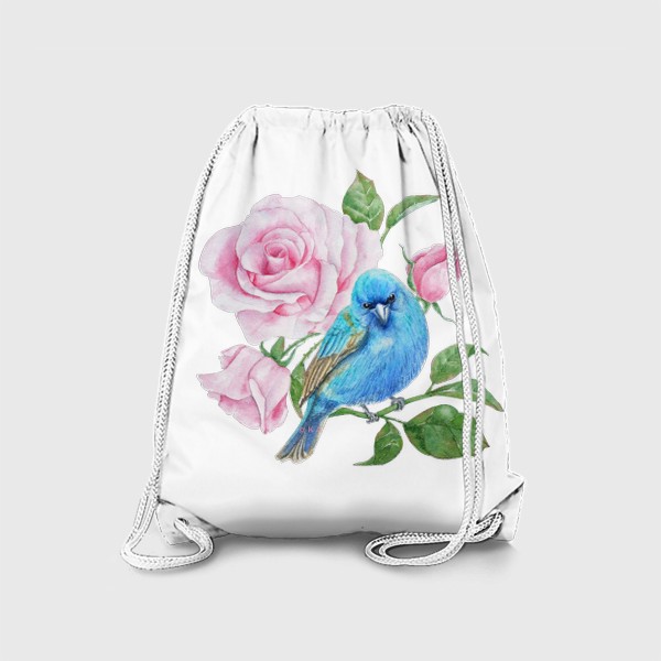 Рюкзак «Птица в розах»