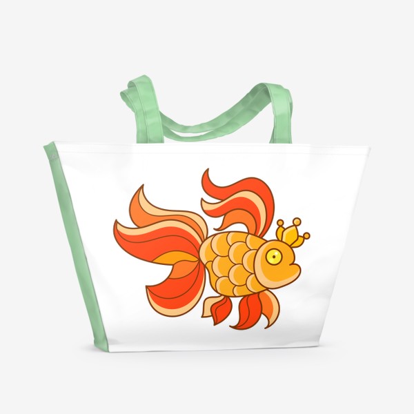 Пляжная сумка «Рыбка золотая»