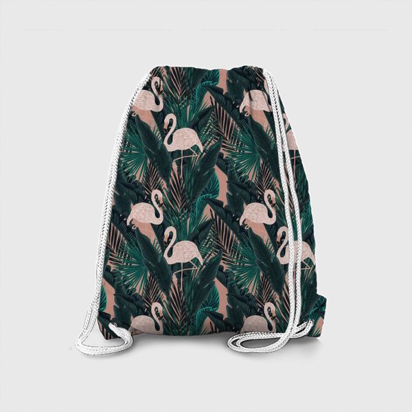 Рюкзак «фламинго в тропиках»